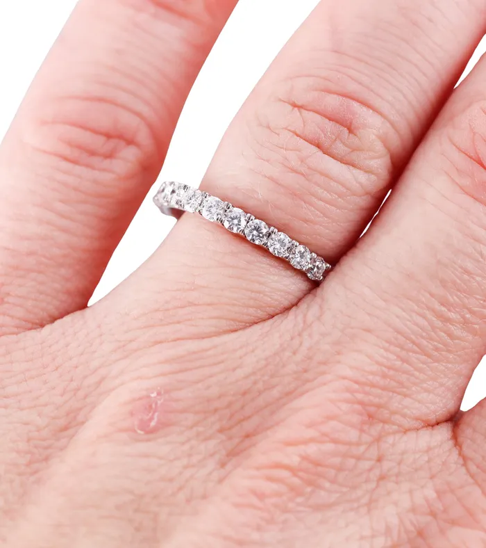 Rings Verragio Gold Diamond Eternity Wedding Band Ring Verragio