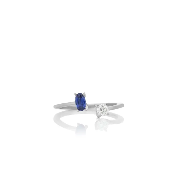 Rings Womens sapphire and diamond ring AURUM by Gubjrg
