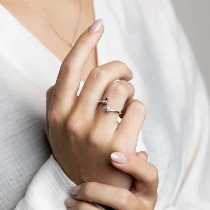 Rings Womens sapphire and diamond ring AURUM by Gubjrg
