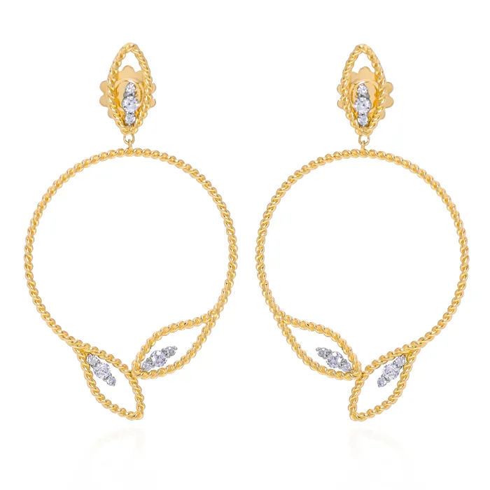 Roberto Coin Earrings Roberto Coin Byzantine Barocco Gold Diamond Drop Earrings Roberto Coin Earrings Roberto Coin Byzantine Barocco Gold Diamond Drop Earrings
