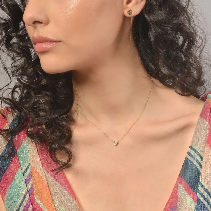 Senso Gold Necklaces Necklace Senso Gold Dream Womens necklace made of 14k gold with a heart