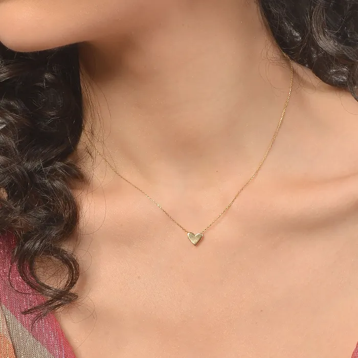 Senso Gold Necklaces Necklace Senso Gold Dream Womens necklace made of 14k gold with a heart
