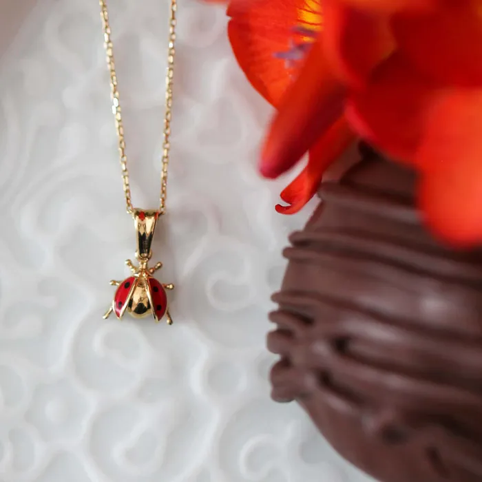 Senso Gold Necklaces Senso Gold Ladybug Necklace