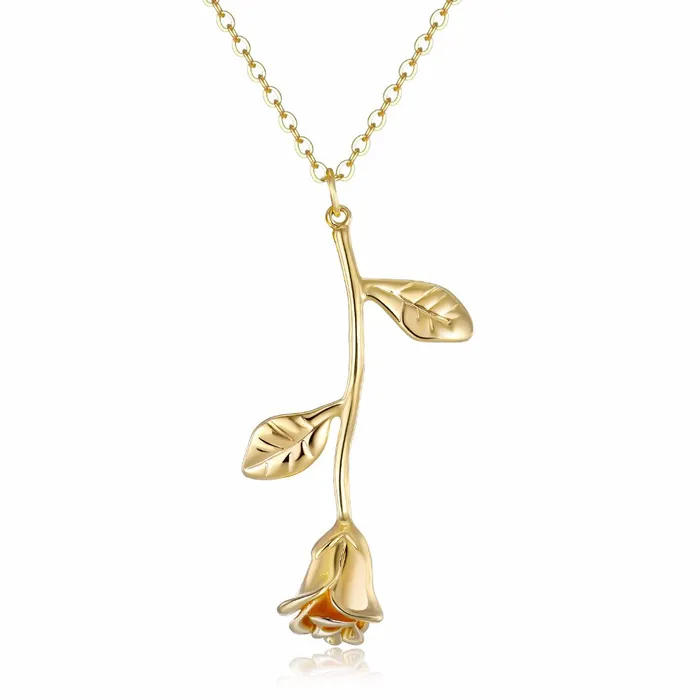 UrbanVinta Vintage Rose Necklace Necklaces UrbanVinta Vintage Rose Necklace Necklaces