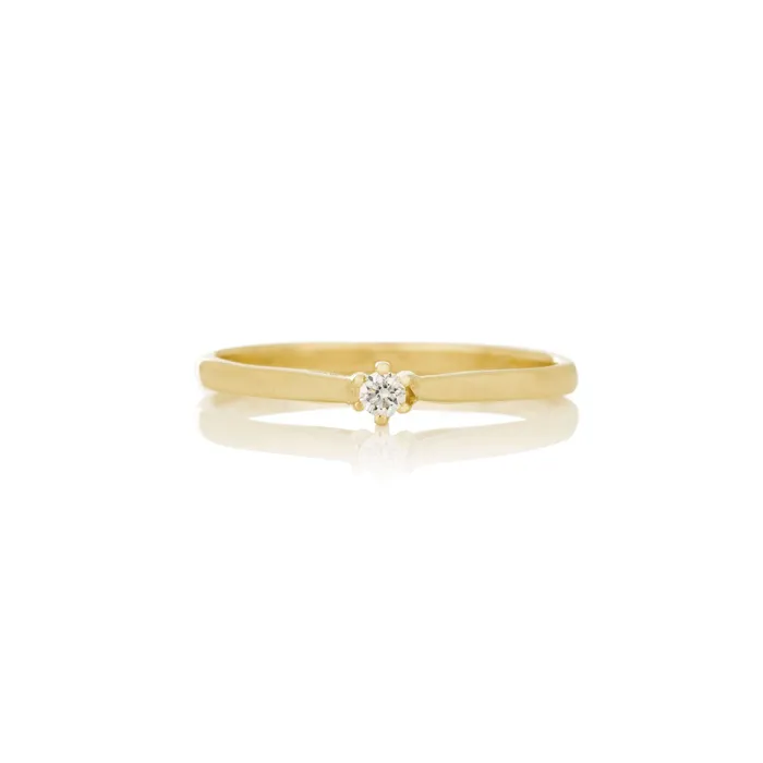 Womens diamond ring AURUM by Gubjrg Rings