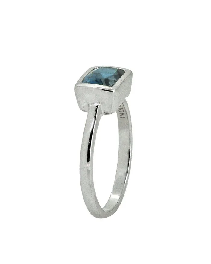 174 Ct London Blue Topaz Solid 925 Sterling Silver Ring Jewelry YoTreasure Rings