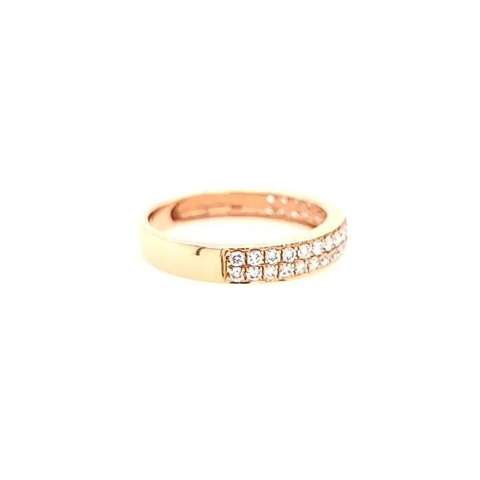 14k Rose Gold Diamond Ring I423 Azure Rings