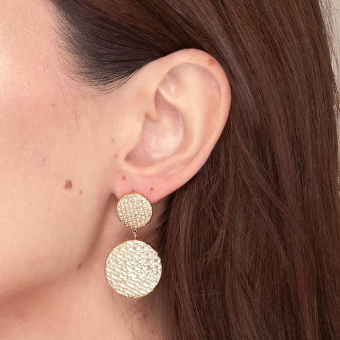 Camile Stone Earrings Daphne Weave Stud Earrings