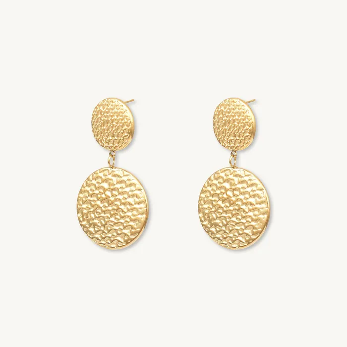 Camile Stone Earrings Daphne Weave Stud Earrings