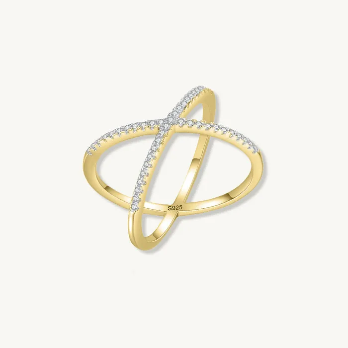 Camile Stone Rings The Criss Cross Sapphire Engagement Ring