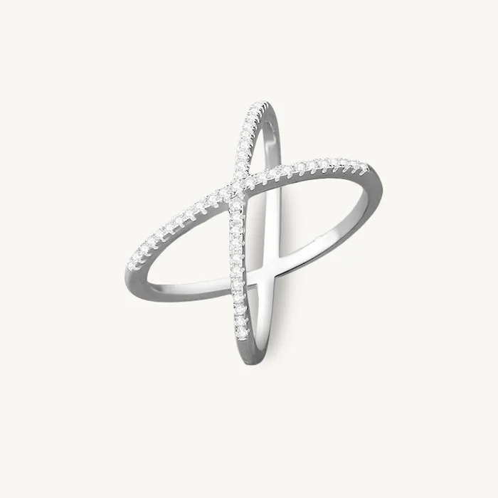 Camile Stone Rings The Criss Cross Sapphire Engagement Ring