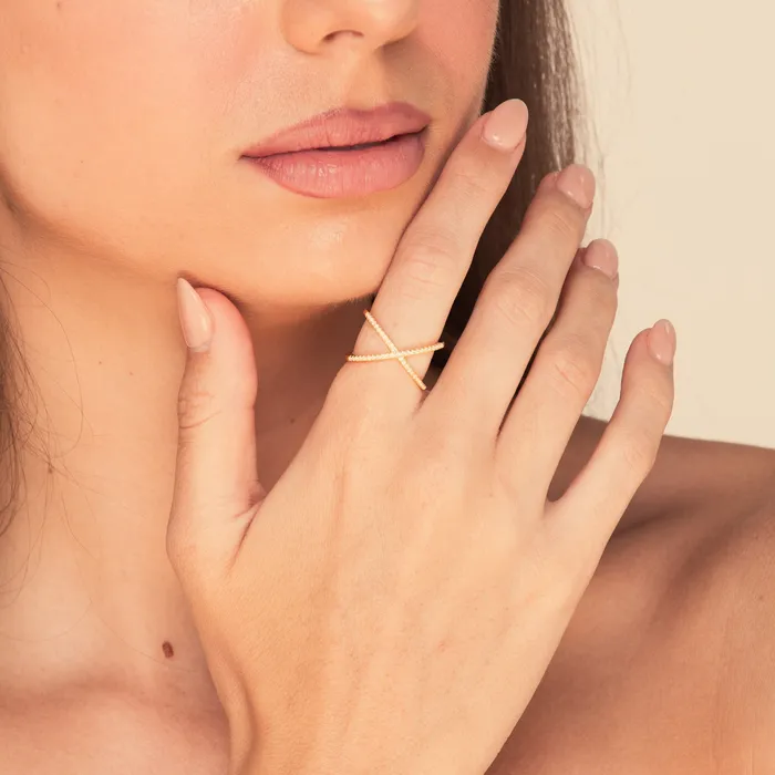 Camile Stone Rings The Criss Cross Sapphire Engagement Ring