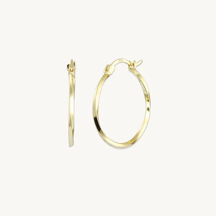 Camile Stone Swirl Hoop Earrings Earrings Camile Stone Swirl Hoop Earrings Earrings