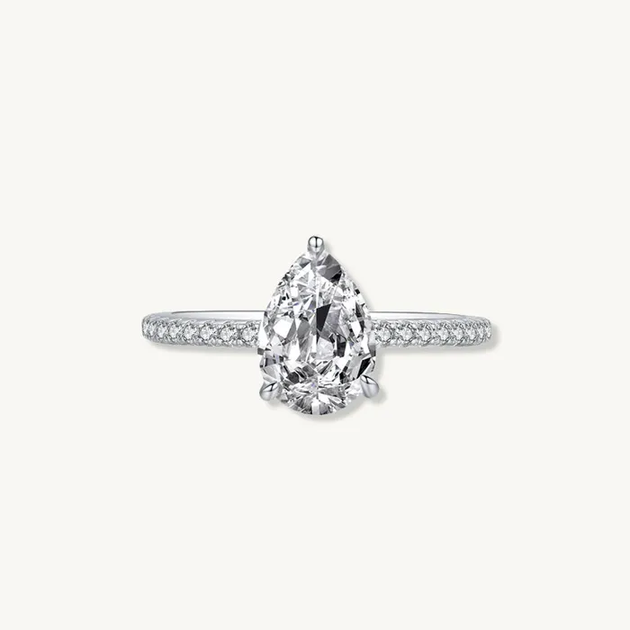 Camile Stone The Anna Pear Sapphire Engagement Ring Rings