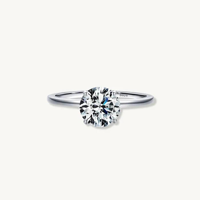 Camile Stone The Round Sapphire Engagement Ring Rings
