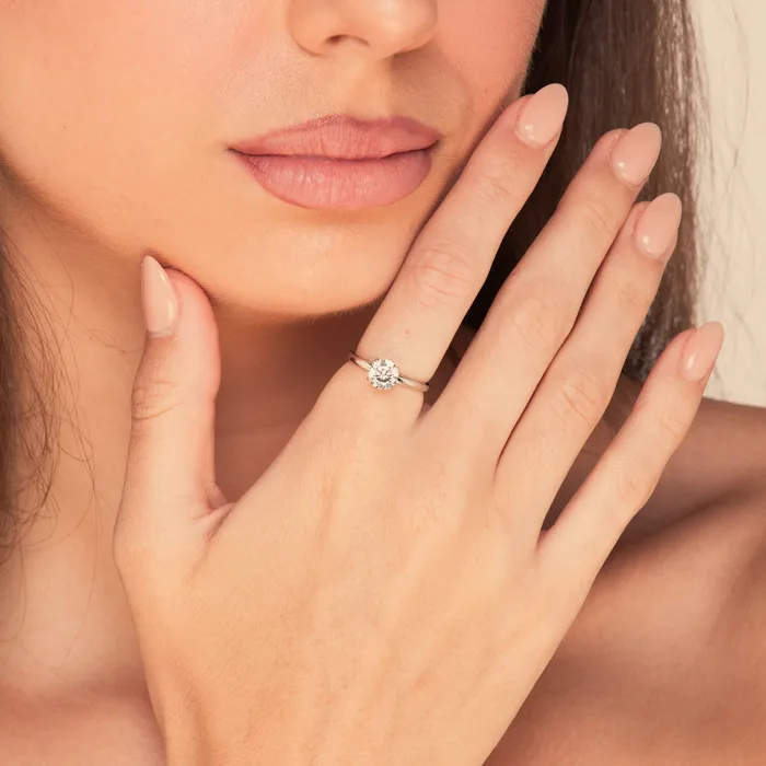 Camile Stone The Round Sapphire Engagement Ring Rings