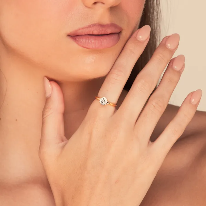 Camile Stone The Round Sapphire Engagement Ring Rings