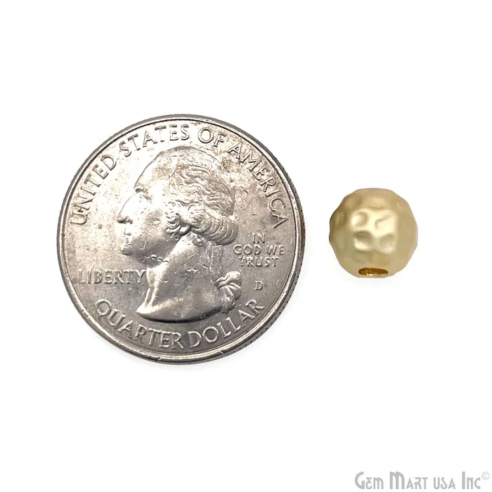 Charm Necklaces GemMartUSA Round Ball Spacer Metal 8mm Ball Charm Pendant Charm Necklaces GemMartUSA Round Ball Spacer Metal 8mm Ball Charm Pendant