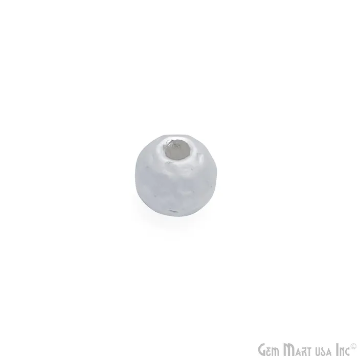 Charm Necklaces GemMartUSA Round Ball Spacer Metal 8mm Ball Charm Pendant Charm Necklaces GemMartUSA Round Ball Spacer Metal 8mm Ball Charm Pendant