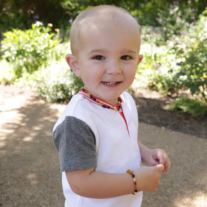 Cherished Moments Jewelry Necklaces Amber Teething Necklace for Teething Babies and Toddlers Multi