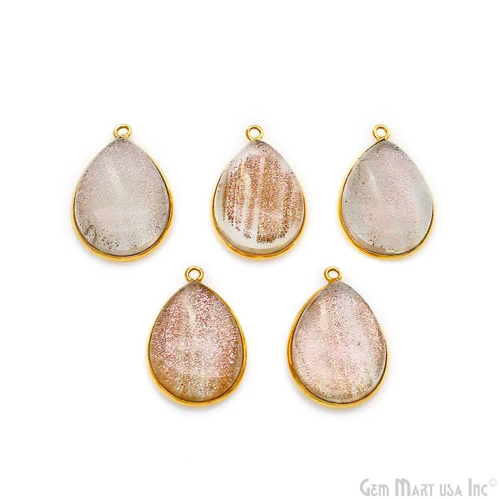 Copper Infused Cabochon 15x20mm Pears Gold Bezel Connector GemmartUSA PreStyled Sets Copper Infused Cabochon 15x20mm Pears Gold Bezel Connector GemmartUSA PreStyled Sets