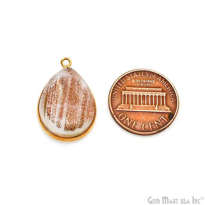 Copper Infused Cabochon 15x20mm Pears Gold Bezel Connector GemmartUSA PreStyled Sets Copper Infused Cabochon 15x20mm Pears Gold Bezel Connector GemmartUSA PreStyled Sets
