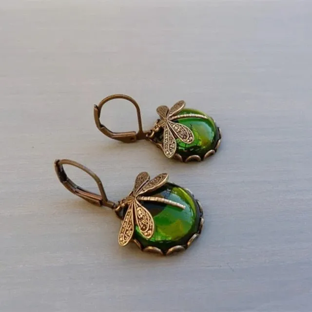 Dragonfly Bronze Earrings NovoPublic Delivery Official Store Earrings