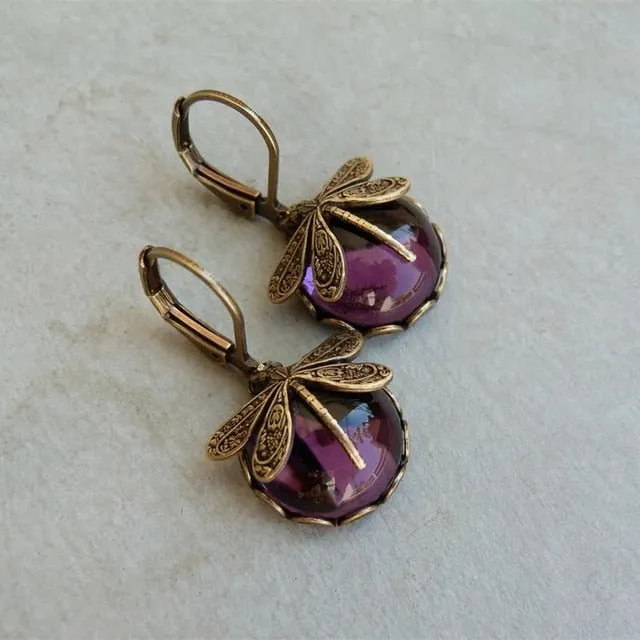 Dragonfly Bronze Earrings NovoPublic Delivery Official Store Earrings