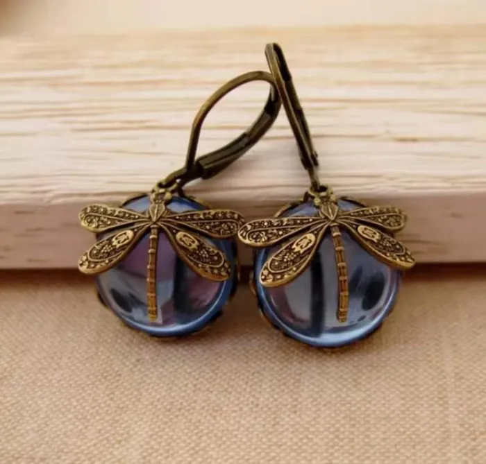 Dragonfly Bronze Earrings NovoPublic Delivery Official Store Earrings
