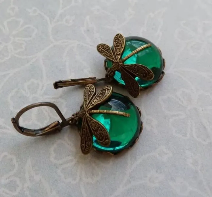 Dragonfly Bronze Earrings NovoPublic Delivery Official Store Earrings