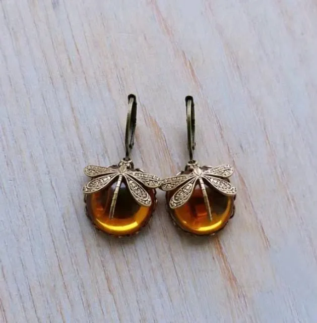 Dragonfly Bronze Earrings NovoPublic Delivery Official Store Earrings