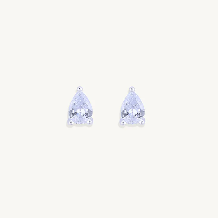 Earrings Camile Stone Pear Sapphire Stud Earrings