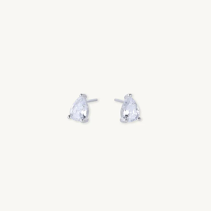 Earrings Camile Stone Pear Sapphire Stud Earrings