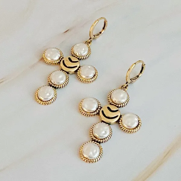 Earrings Ellison and Young Boho Bold Cross Earrings