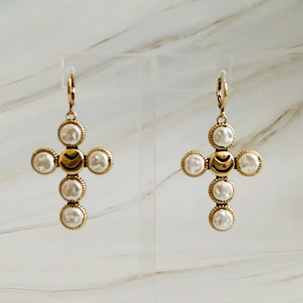 Earrings Ellison and Young Boho Bold Cross Earrings
