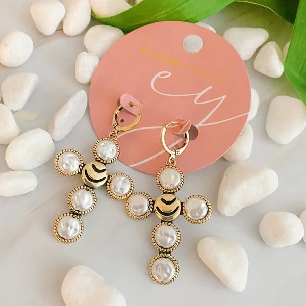 Earrings Ellison and Young Boho Bold Cross Earrings