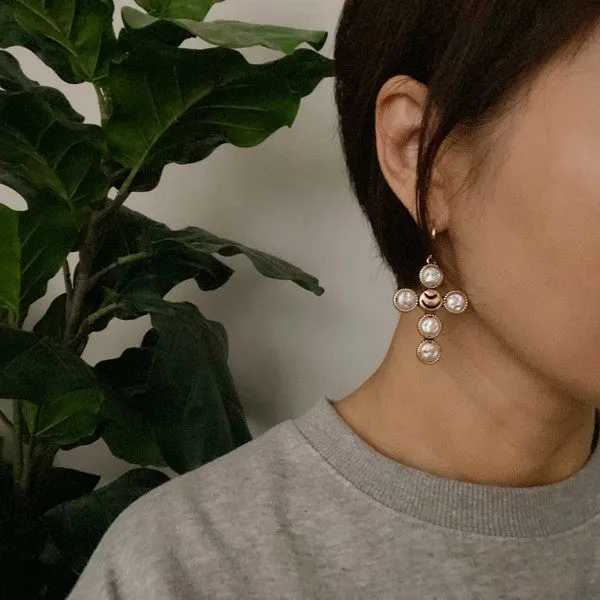 Earrings Ellison and Young Boho Bold Cross Earrings