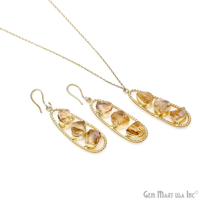 Earrings GemMartUSA Citrine Rough Gemstone Free Form Oval Gold Plated Twisted Bezel setting 44x16mm DIY Earring Pendant Connector Earrings GemMartUSA Citrine Rough Gemstone Free Form Oval Gold Plated Twisted Bezel setting 44x16mm DIY Earring Pendant Connector