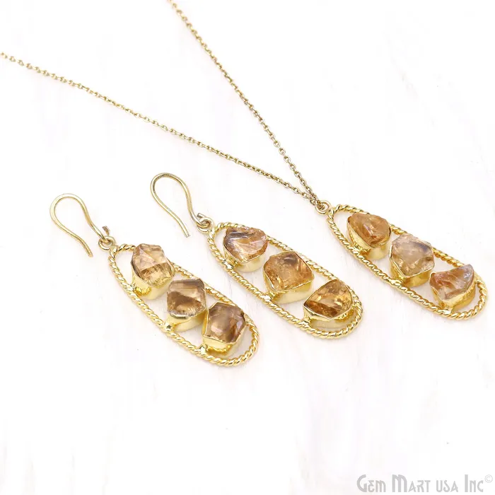 Earrings GemMartUSA Citrine Rough Gemstone Free Form Oval Gold Plated Twisted Bezel setting 44x16mm DIY Earring Pendant Connector Earrings GemMartUSA Citrine Rough Gemstone Free Form Oval Gold Plated Twisted Bezel setting 44x16mm DIY Earring Pendant Connector