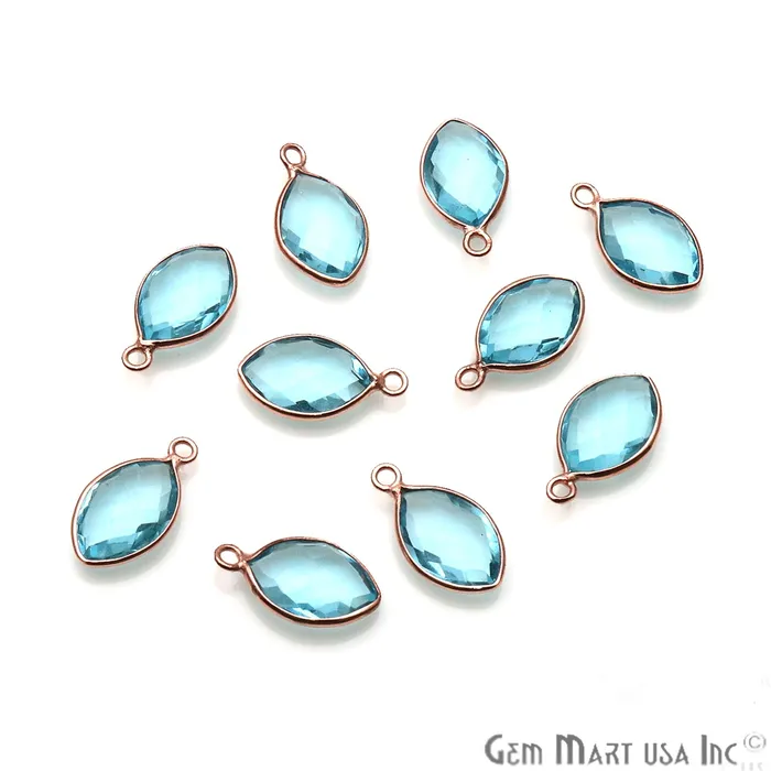 Earrings GemMartUSA Marquise 8x12mm Single Bail Rose Gold Bezel Connector Pick Stone Lot Size Earrings GemMartUSA Marquise 8x12mm Single Bail Rose Gold Bezel Connector Pick Stone Lot Size