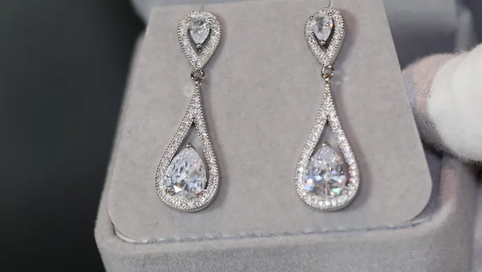 Earrings Lab Diamonds London Pear cut diamond earrings Teardrop diamond earrings womens classy diamond earrings