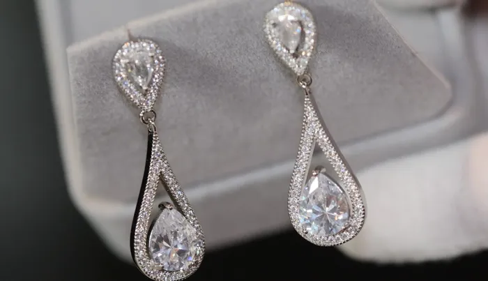 Earrings Lab Diamonds London Pear cut diamond earrings Teardrop diamond earrings womens classy diamond earrings