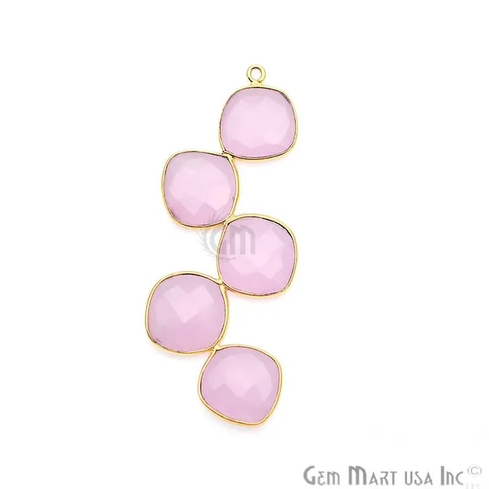 GemmartUSA Gemstone 60x13mm Gold Plated Bezel Chandelier Finding Component PreStyled Sets GemmartUSA Gemstone 60x13mm Gold Plated Bezel Chandelier Finding Component PreStyled Sets