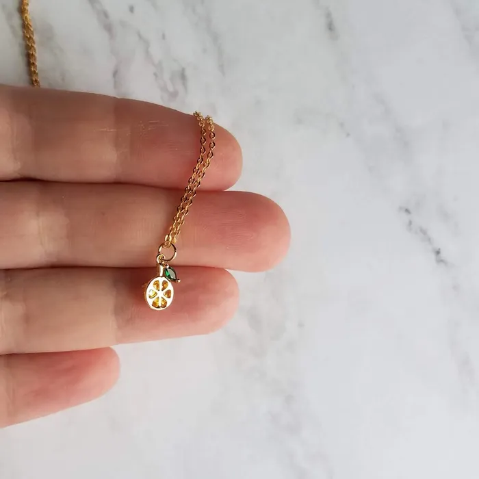 Grace PK Necklaces Lemon Necklace Luck and Love