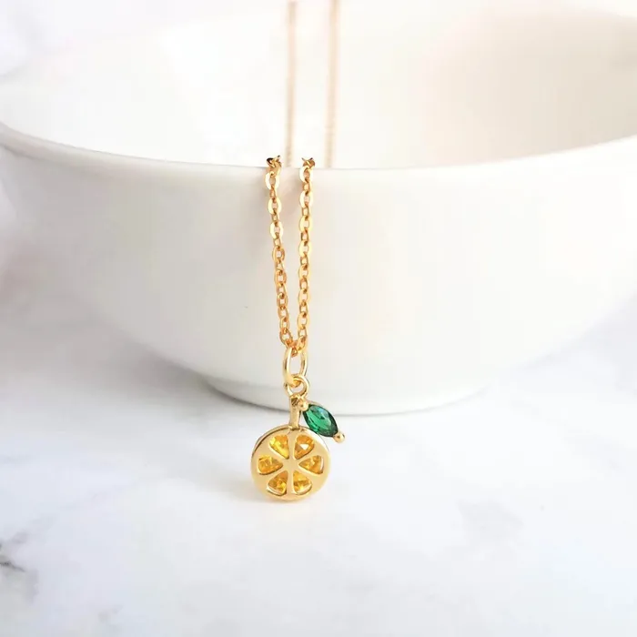 Grace PK Necklaces Lemon Necklace Luck and Love