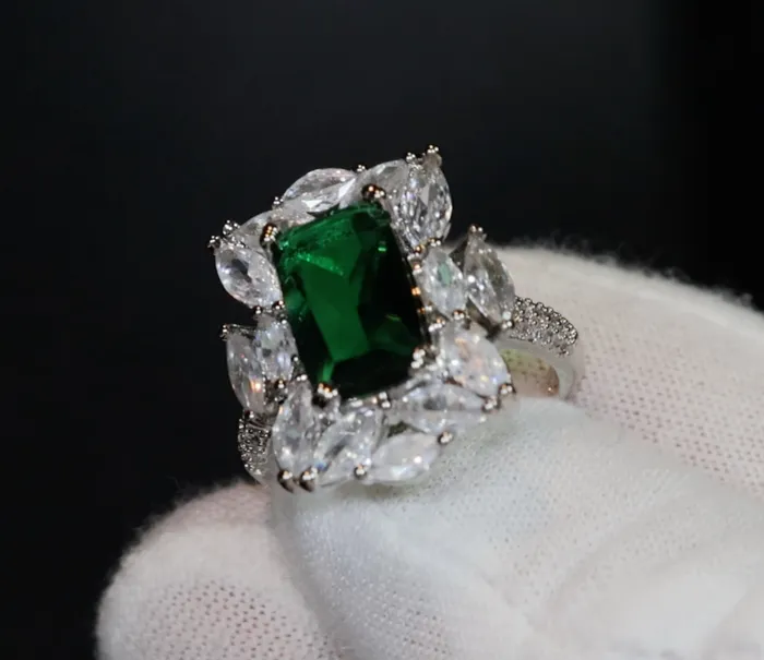 Green Diamond Ring Big Green Diamond Ring Lab Diamonds London Rings