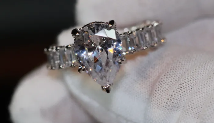 Lab Diamonds London Rings Engagement Ring Teardrop Ring Womens Diamond Wedding Ring Set Womens Wedding Ring