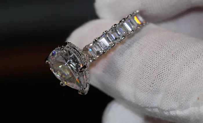 Lab Diamonds London Rings Engagement Ring Teardrop Ring Womens Diamond Wedding Ring Set Womens Wedding Ring