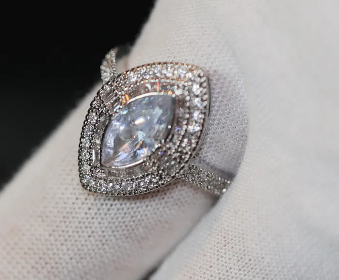 Marquise Ring Promise Ring Marquise Diamond Engagement Ring Lab Diamonds London Rings