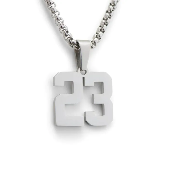 Necklaces Customized Jewel Customized Number Necklace For Sports Enthusiasts